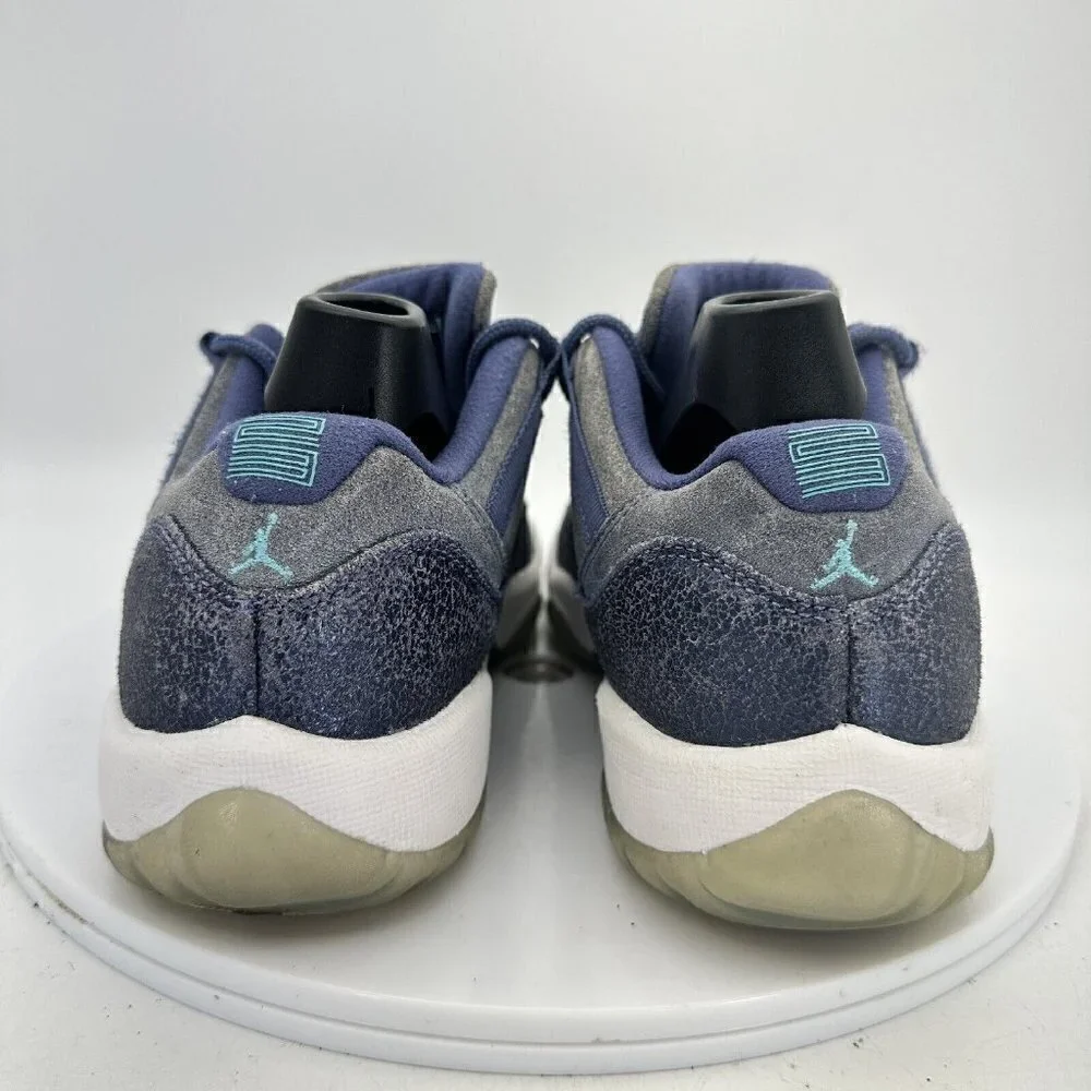 Nike Air Jordan 11 Retro Low Blue Moon Youth Shoes 580521-408 Size 4Y Women 6